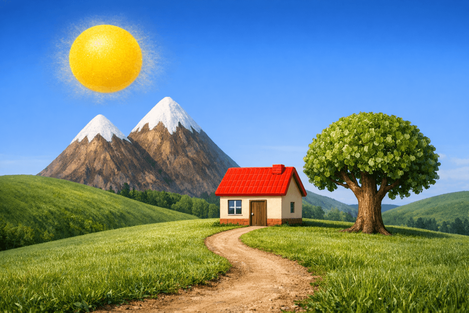 Kunstwerk Landschaft